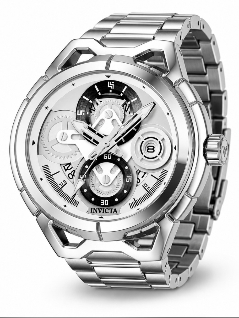 Invicta S1 Rally Men's Watch - 44mm, Silver (79010)